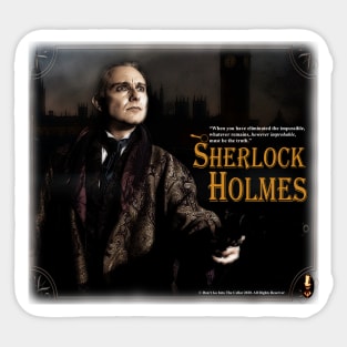 Don't Go Into The Cellar - Strictly Sherlock Holmes Sticker